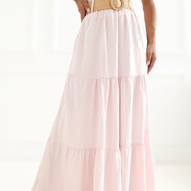 Italy Moda Women's Long Professional Skirt with Elegant Design and Com