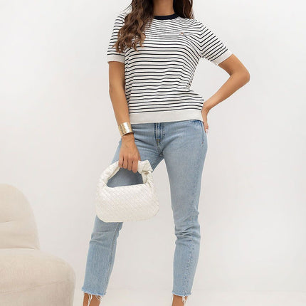 Short sleeve sweater
