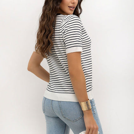Short sleeve sweater