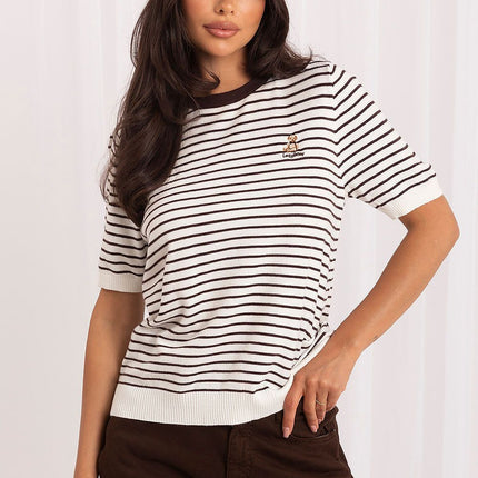 Short sleeve sweater