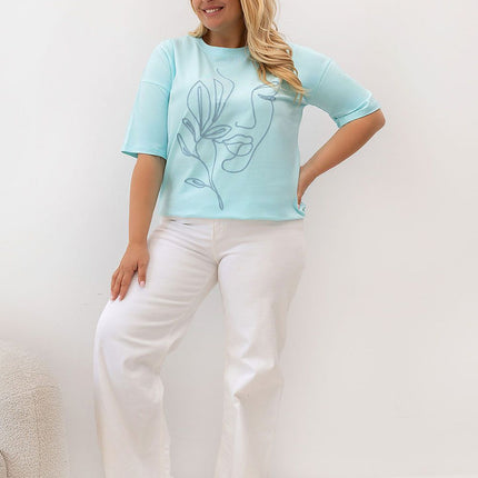  Plus size T-shirt model 230451 Relevance 