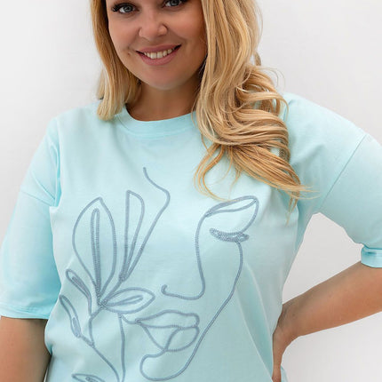  Plus size T-shirt model 230451 Relevance 