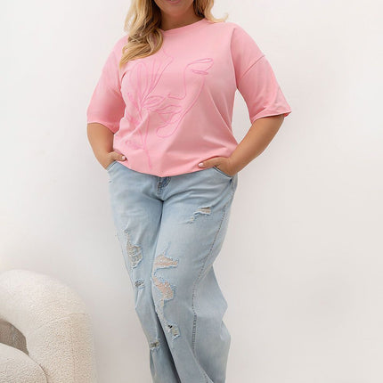  Plus size T-shirt model 230454 Relevance 