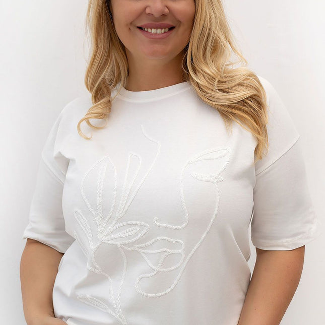 Relevance Plus Size Professional T-Shirt - Soft Fabric & Comfortable F