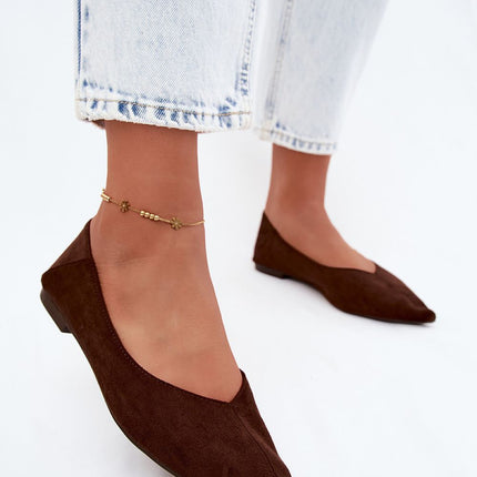 Step in Style Professional Ballet Flats with Cushioned Insole & Flexib