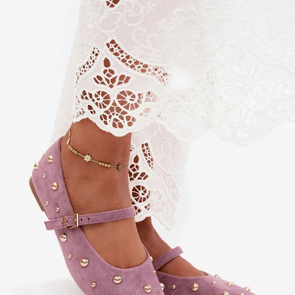 Step in Style Professional Ballet Flats with Cushioned Insole & Non-Sl