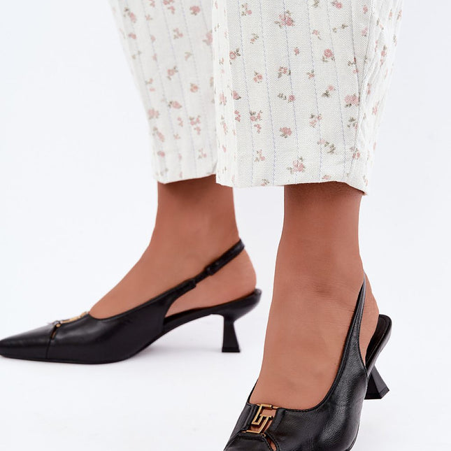 Step in Style Women's Block Heel Pumps - Comfortable & Elegant Design