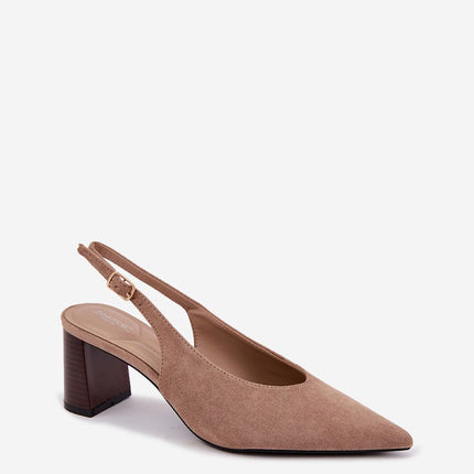 Step in Style Women's Block Heel Pumps - Comfortable & Elegant Design