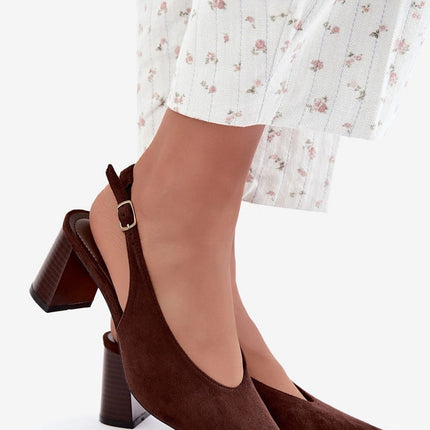 Step in Style Women's Block Heel Pumps - Comfortable & Elegant Design