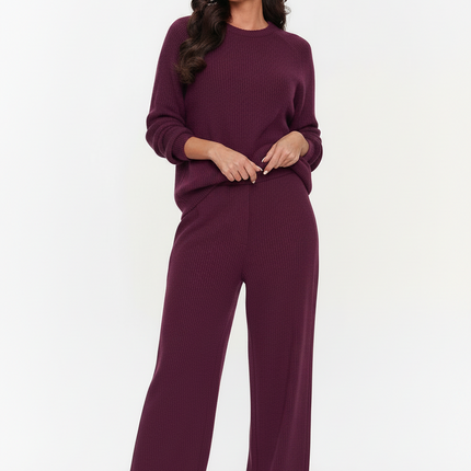 Makadamia Loose-Fit Alpaca Blend Jumper — Round Neck, Dropped Shoulders, Made in Italy Sweaters jumper-28 Clothing, Shoes & Accessories > Women > Women's Clothing > Sweaters