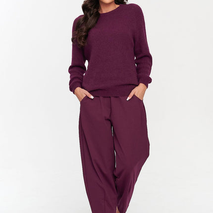  Women trousers model 230862 Makadamia 