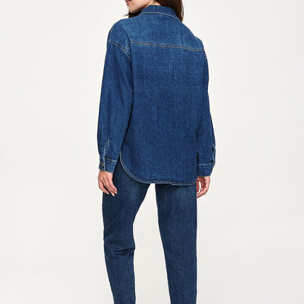  Long sleeve shirt model 230871 Makadamia 