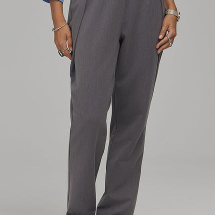 Nife Women's Professional Trousers with Tailored Fit and Stretch Fabri