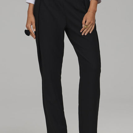 Nife Women's Professional Trousers with Tailored Fit and Stretch Fabri