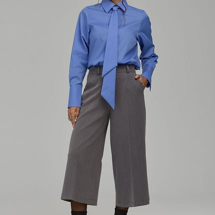 Nife Women's Professional Trousers with Tailored Fit and Stretch Fabri