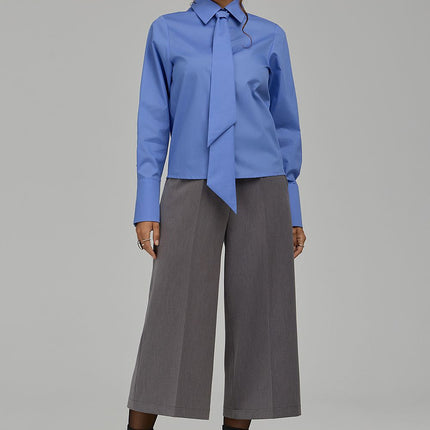 Nife Women's Professional Trousers with Tailored Fit and Stretch Fabri