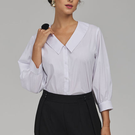 Nife Professional Women's Shirt - Tailored Fit, Breathable Fabric
