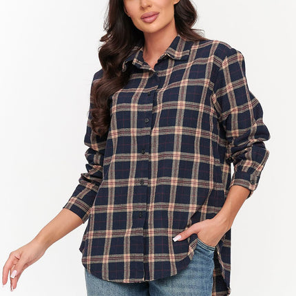  Long sleeve shirt model 231010 Makadamia 