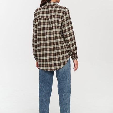  Long sleeve shirt model 231012 Makadamia 