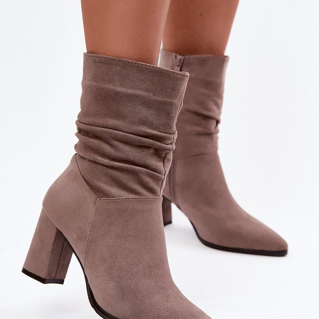 Step in Style Women's Professional Heel Boots with Cushioned Insole