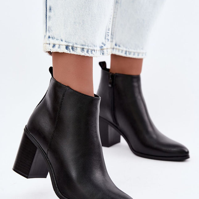 Step in Style Professional Heel Boots with Cushioned Insole & Durable
