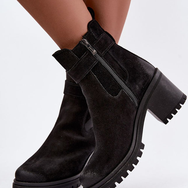 Step in Style Professional Heel Boots with Cushioned Insole and Non-Sl