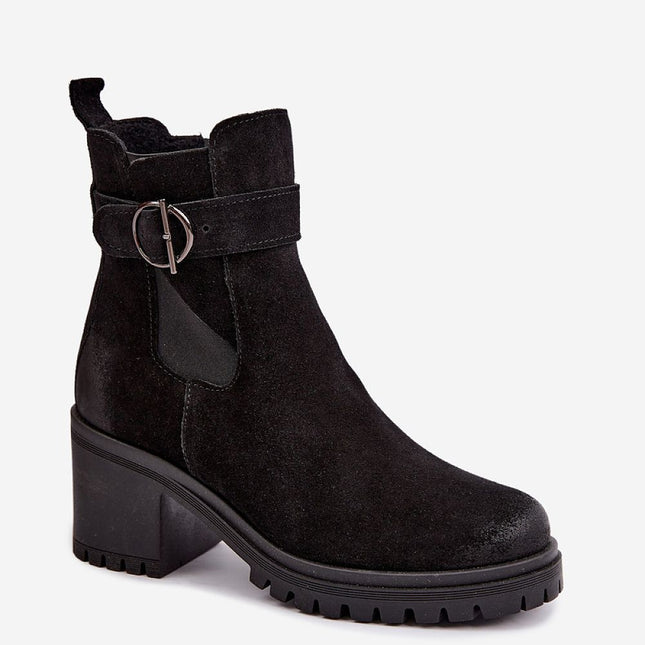 Step in Style Professional Heel Boots with Cushioned Insole and Non-Sl