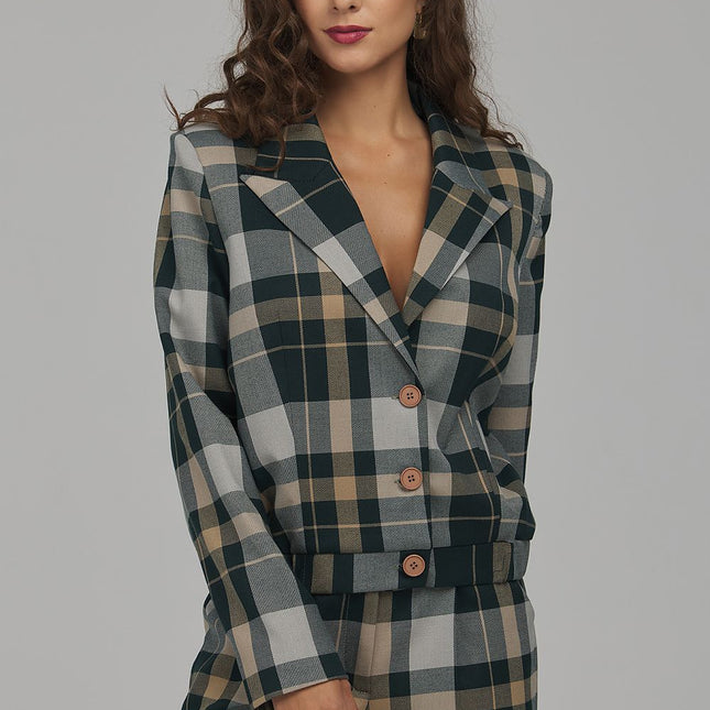 Nife Professional Women's Jacket with Tailored Fit and Lightweight Fab
