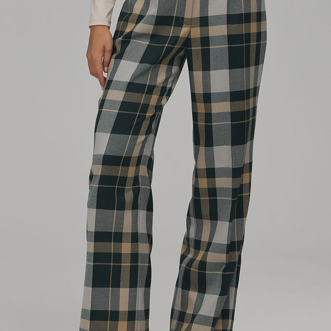 Nife Women's Professional Trousers - Tailored Fit, Stretch Fabric