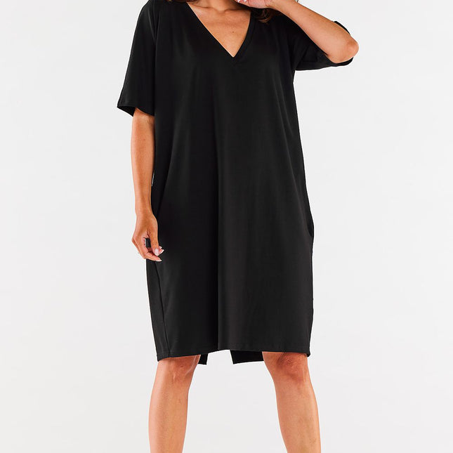 Infinite You Professional Daydress with Pockets and Adjustable Belt