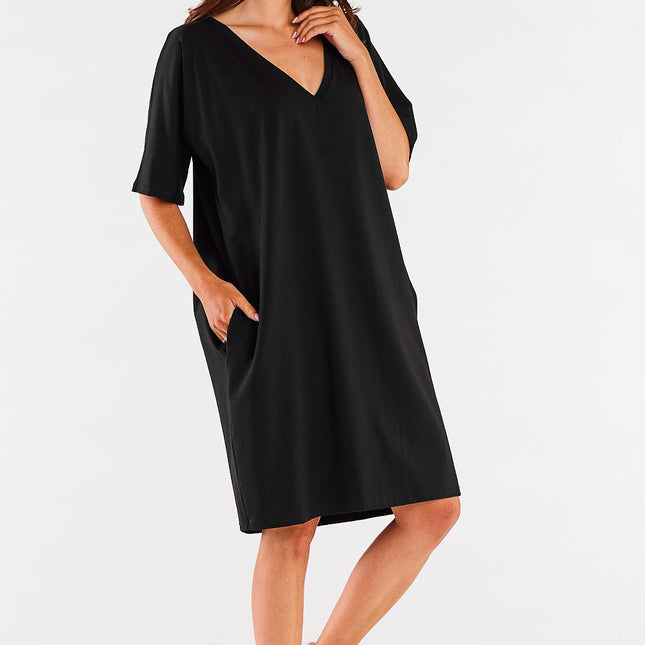 Infinite You Professional Daydress with Pockets and Adjustable Belt