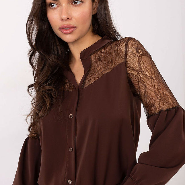 Italy Moda Professional Long Sleeve Shirt with Breathable Fabric & Cla
