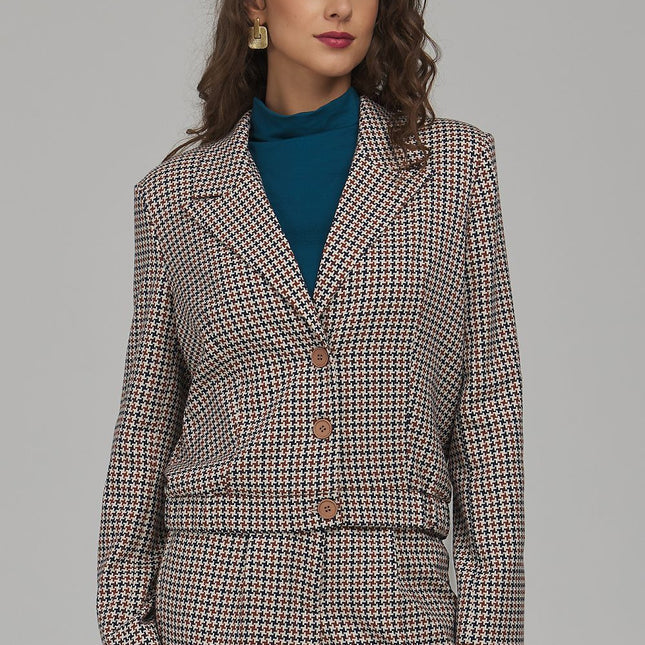 Nife Professional Women's Jacket with Water-Resistant Fabric & Pockets