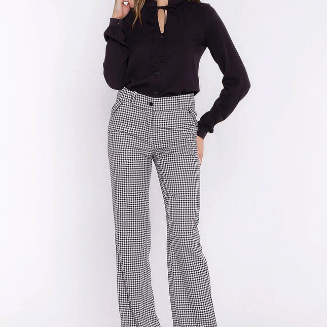 Nife Women's Professional Trousers - Tailored Fit, Stretch Fabric