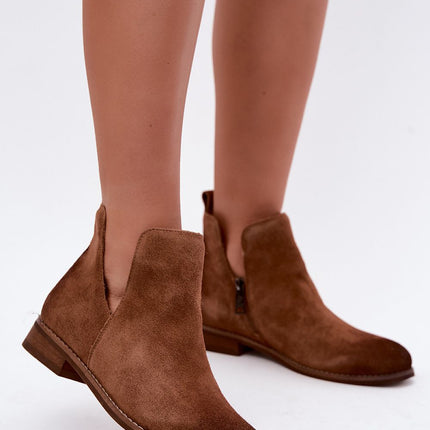 Step in Style Professional Leather Ankle Boots with Cushioned Insole
