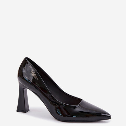 Step in Style Women's Block Heel Pumps - Comfortable & Chic Design
