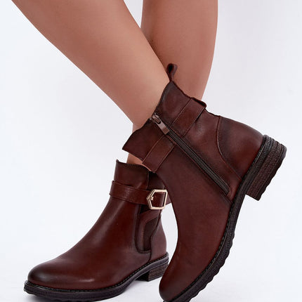 Step in Style Professional Leather Boots with Cushioned Insole & Slip-