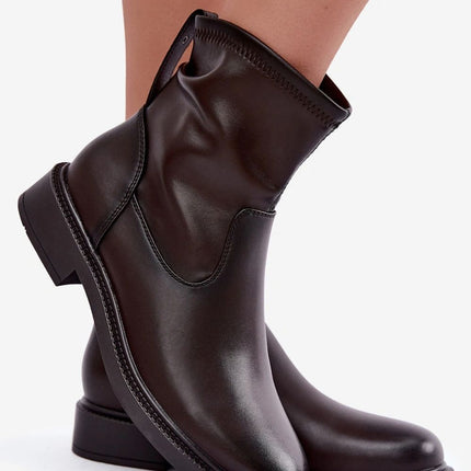 Step in Style Professional Leather Boots with Cushioned Insole and Dur