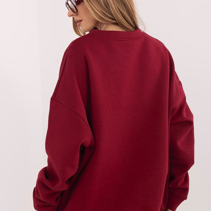 Women’s Cotton Elastane Sweatshirt – Classic Fit & Elegant Embroidery - Très Elite