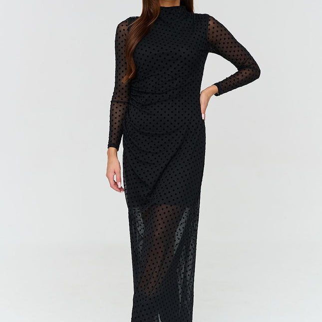  Evening dress model 231992 Makadamia 