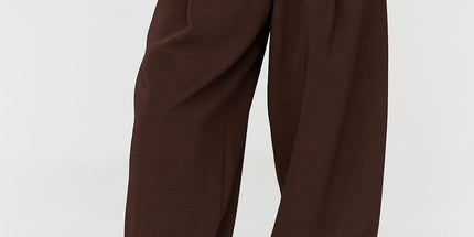  Harem trousers model 231996 Makadamia 