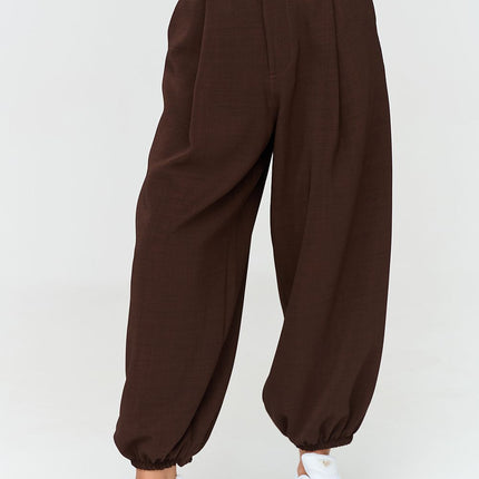  Harem trousers model 231996 Makadamia 
