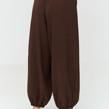  Harem trousers model 231996 Makadamia 