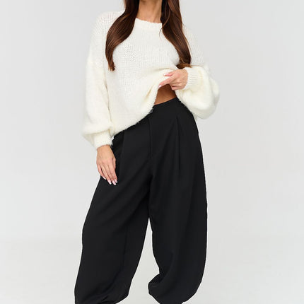  Harem trousers model 231997 Makadamia 