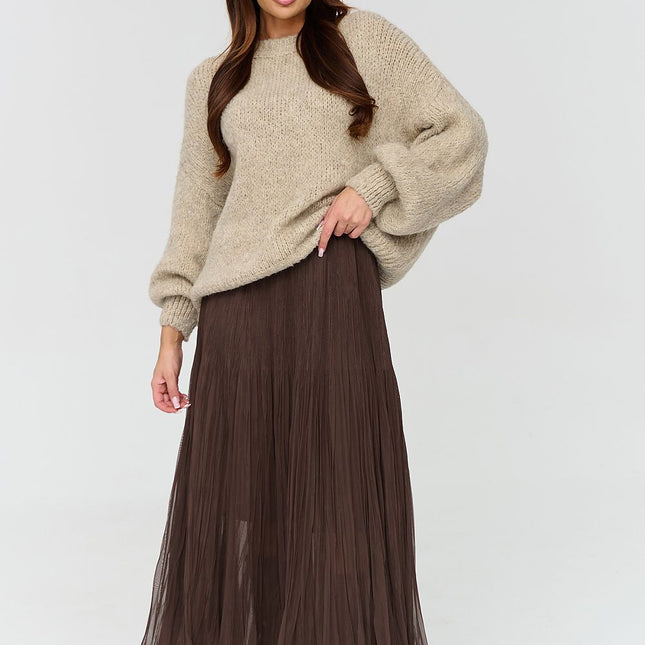  Long skirt model 231998 Makadamia 