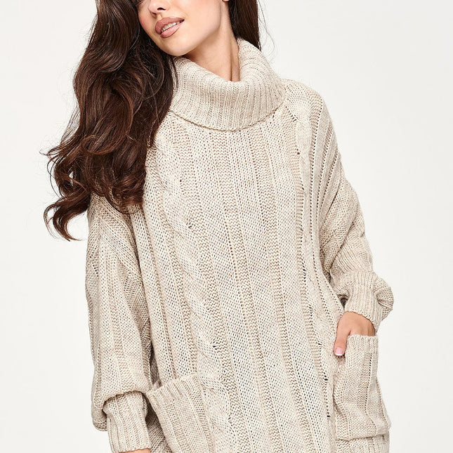 Turtleneck model 232052 Makadamia 