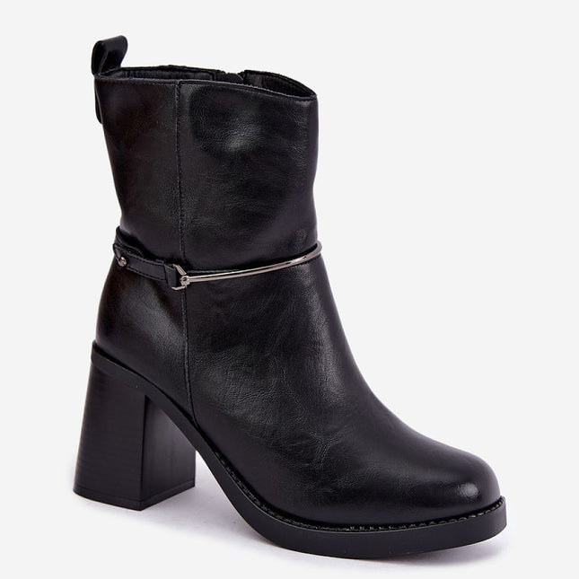 Step in Style Women's Professional Heel Boots with Cushioned Insole