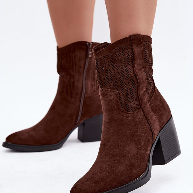 Step in Style Professional Heel Boots with Cushioned Insole & Durable