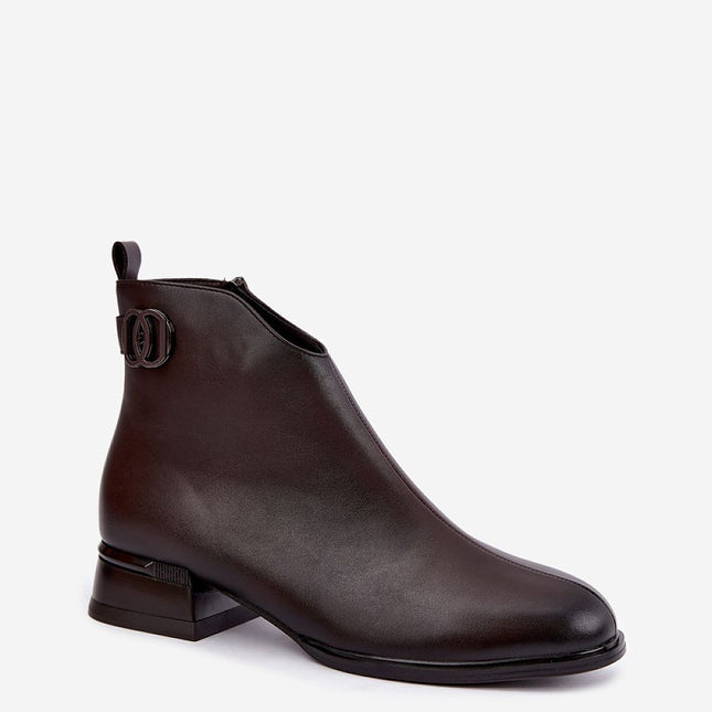 Step in Style Professional Leather Boots with Cushioned Insole