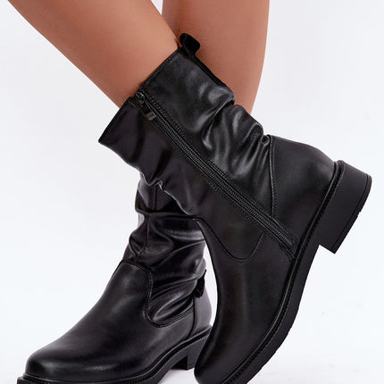 Step in Style Professional Leather Boots with Cushioned Insole